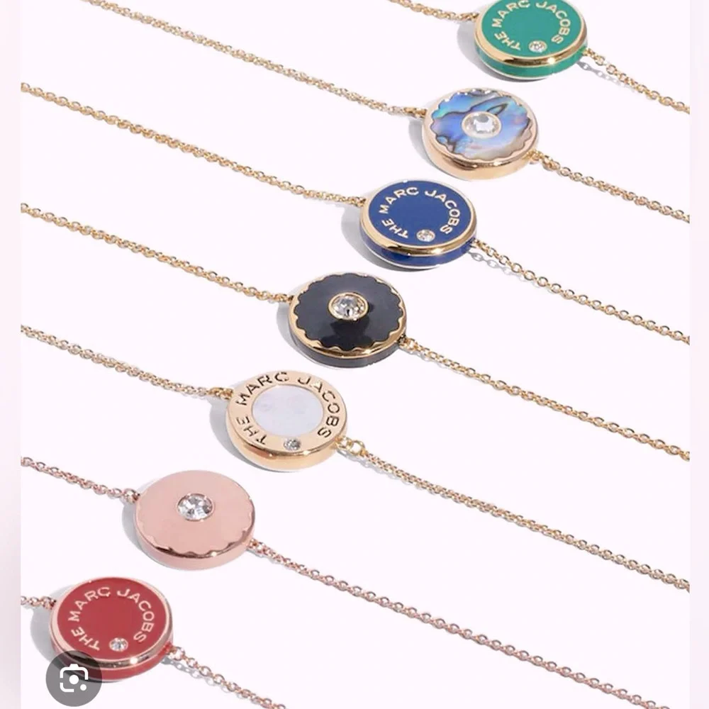 5 pcs. Marc Jacobs Medallion Gold and Blue Bracelet - Picture 1 of 11